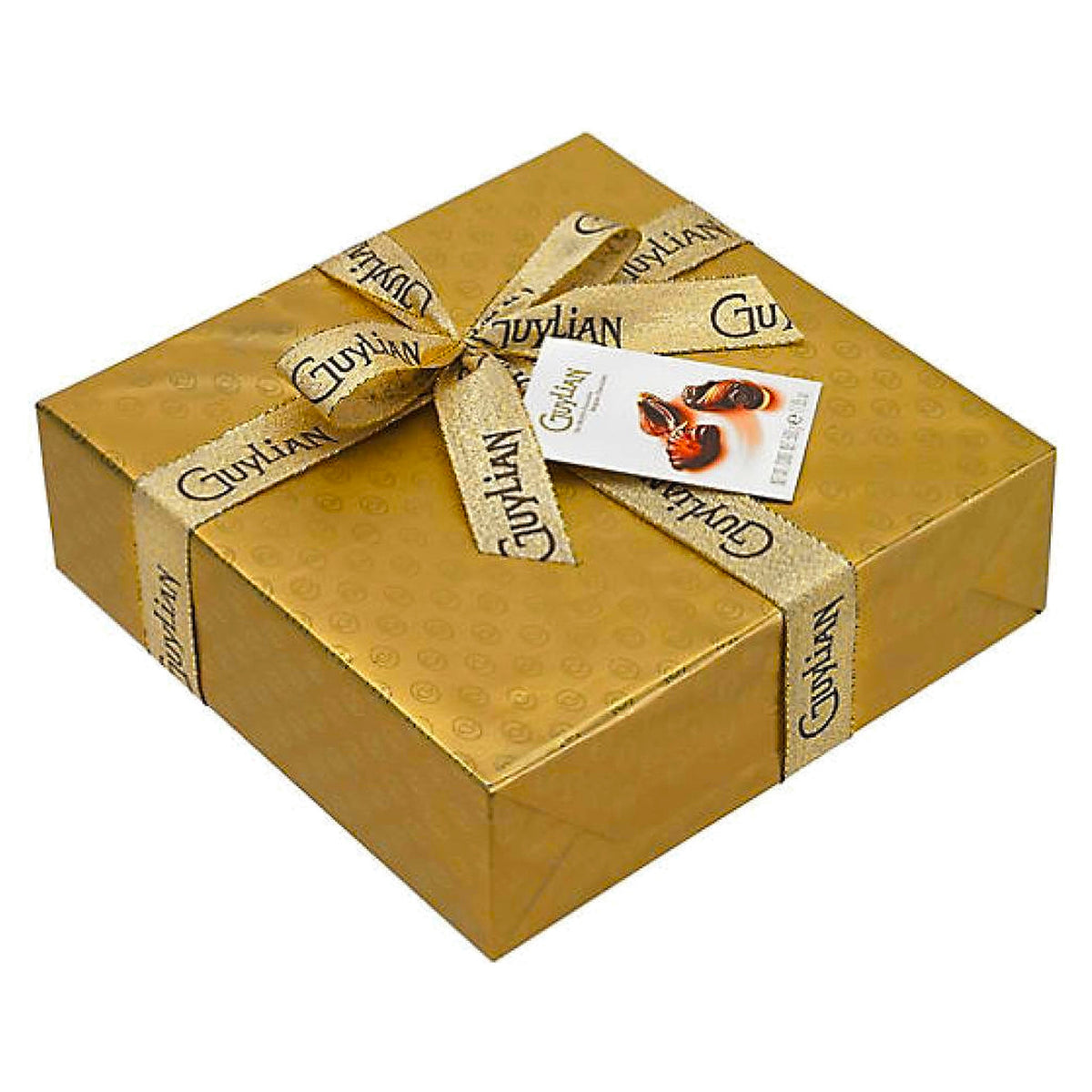 Guylian Praline Filled Chocolate Sea Shells In Gold Gift Wrapped Ballotin 500G