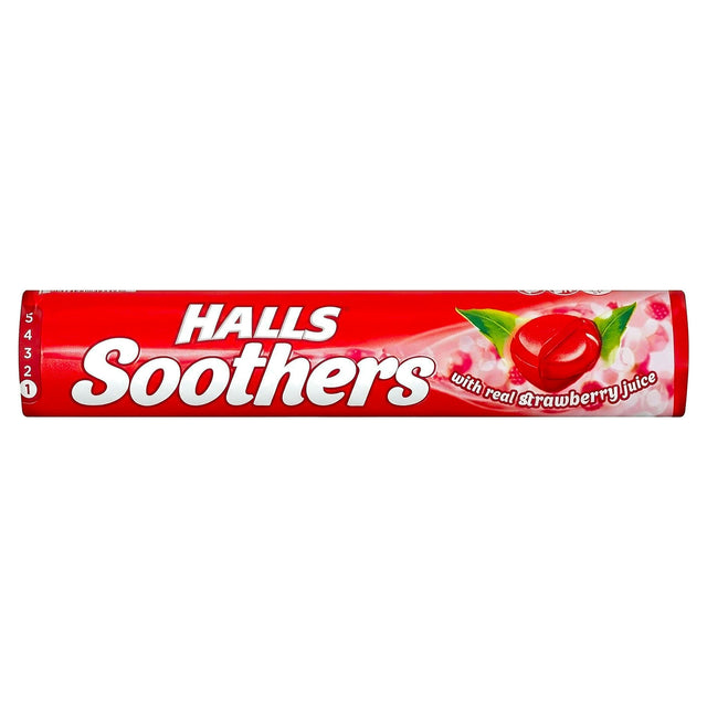 Halls Soothers Strawberry 45G