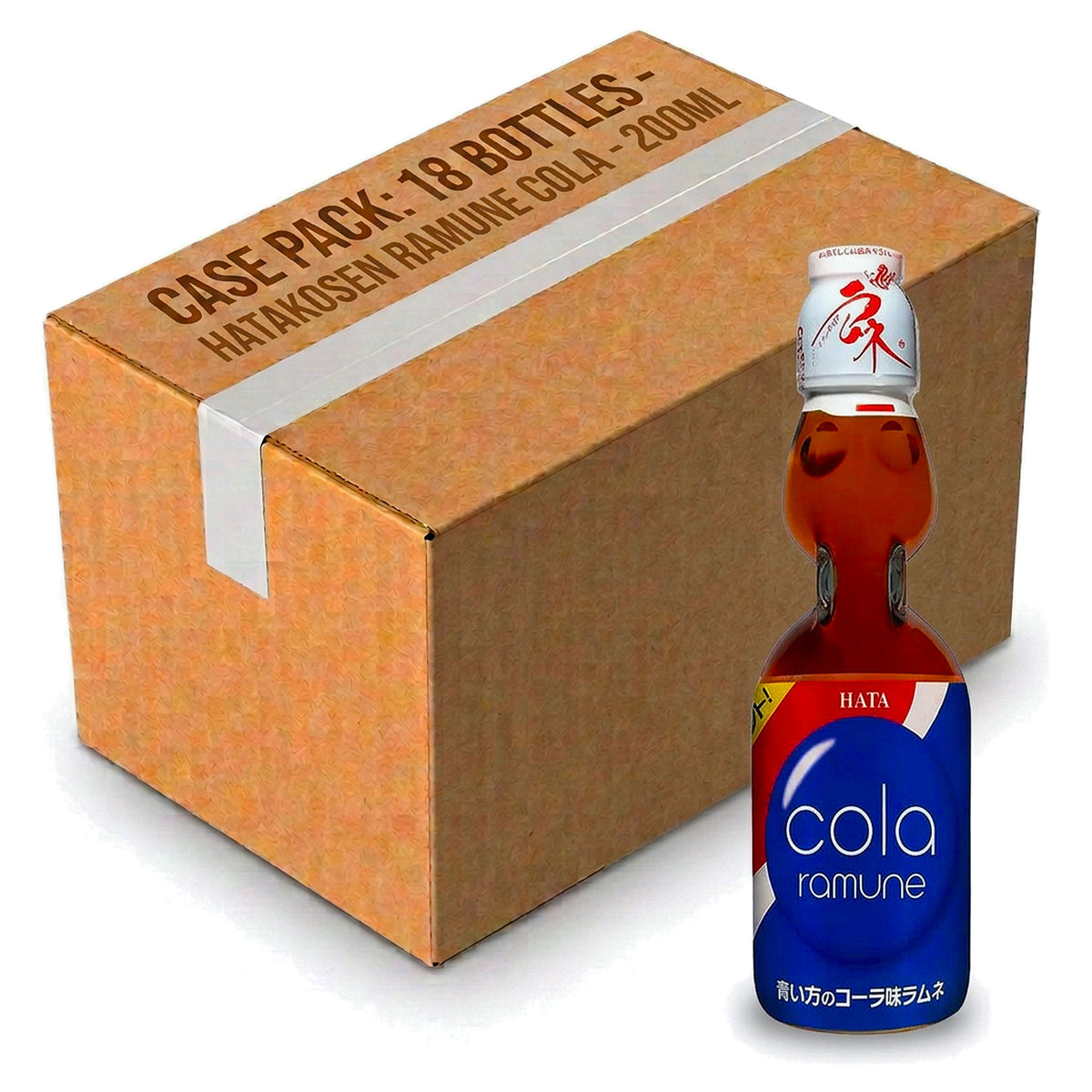Hatakosen Ramune Cola 200ML (Case of 18)
