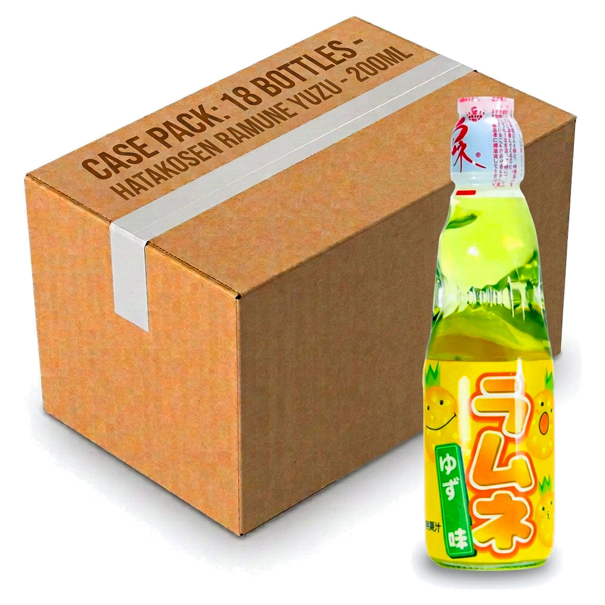 Hatakosen Ramune Yuzu 200ML (Case of 18)