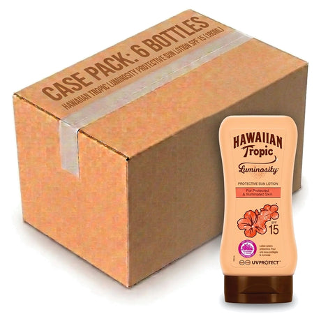 Hawaiian Tropic Luminosity Protective Sun Lotion SPF 15 (180ML) (Case of 6)