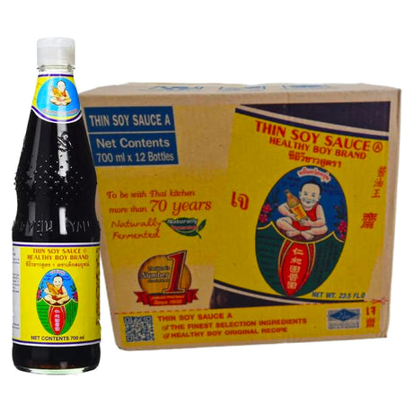 Healthy Boy Thin Soy Sauce No.1 700Ml (Case of 12)