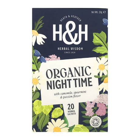 H&H Organic Night Time Tea - 20 Tea Bags
