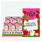 Heath & Heather Organic Raspberry Leaf 20 Tea Bags (Case of 6)