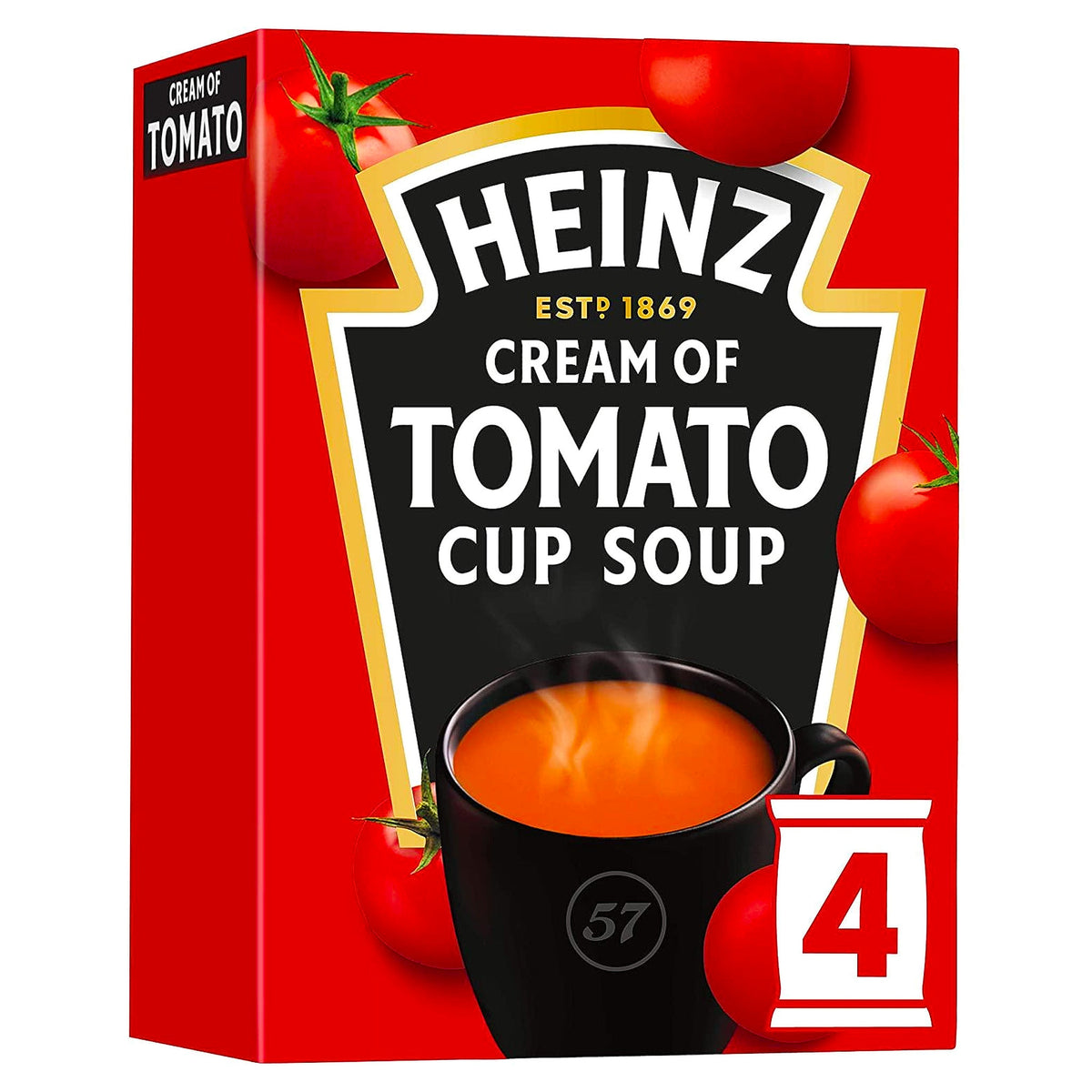Heinz Cup Soup Cream Of Tomato 4X22G