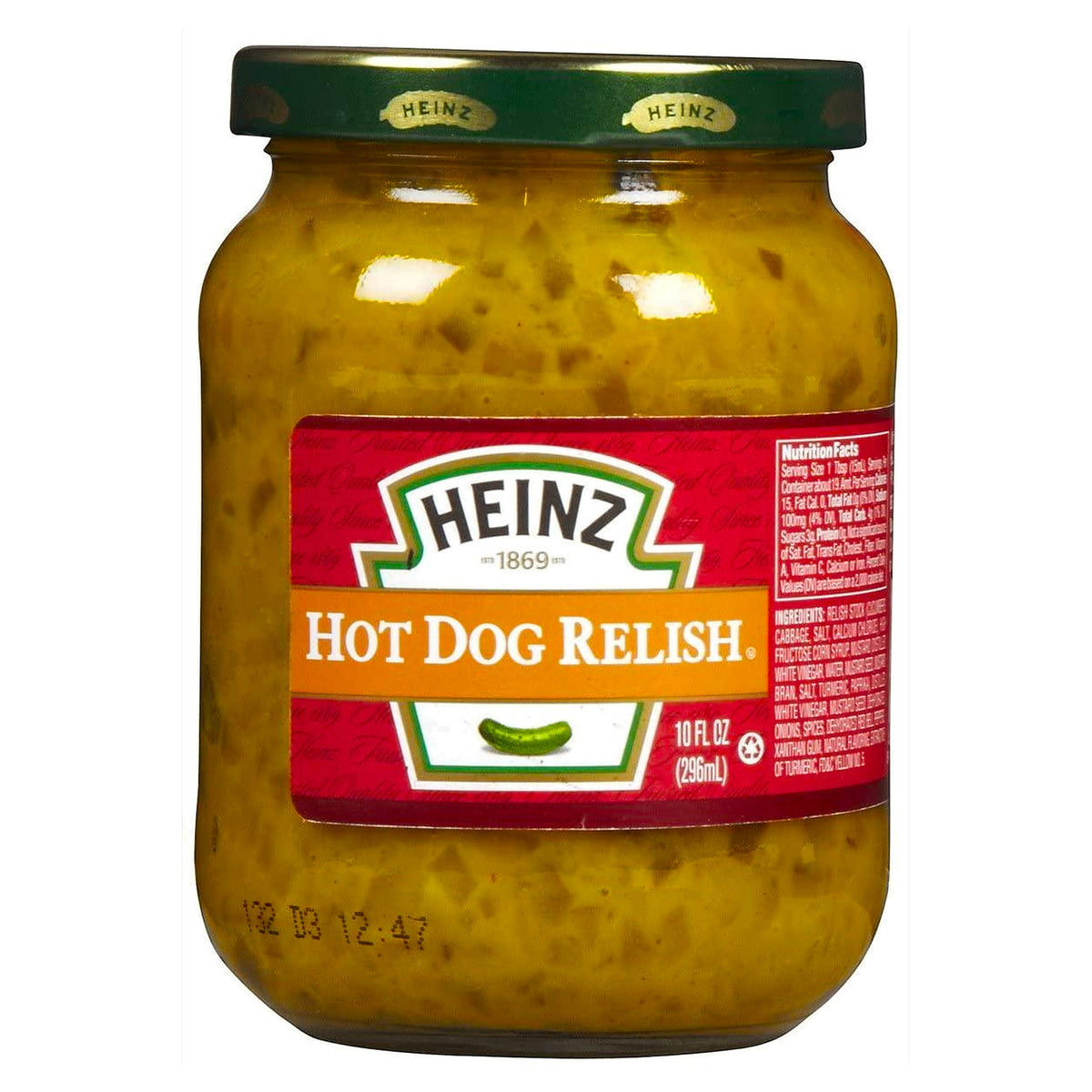 Heinz Hot Dog Relish 10Oz
