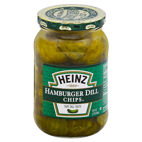 Heinz Sliced Hamburger Dill Chips 16Oz Jars