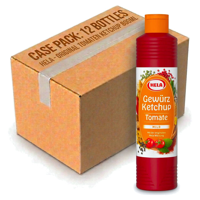 Hela Original Tomaten Ketchup 800ML (Case of 12)
