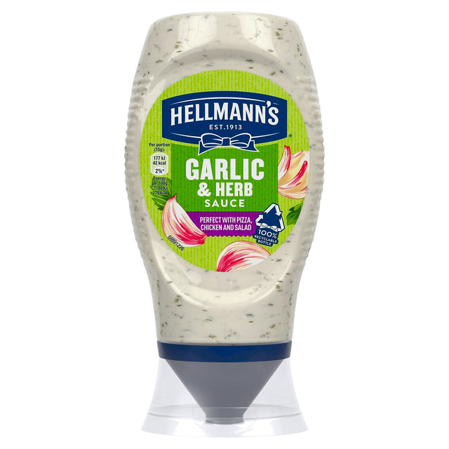 Hellmann's Garlic & Herb Creamy Sauce 250ML