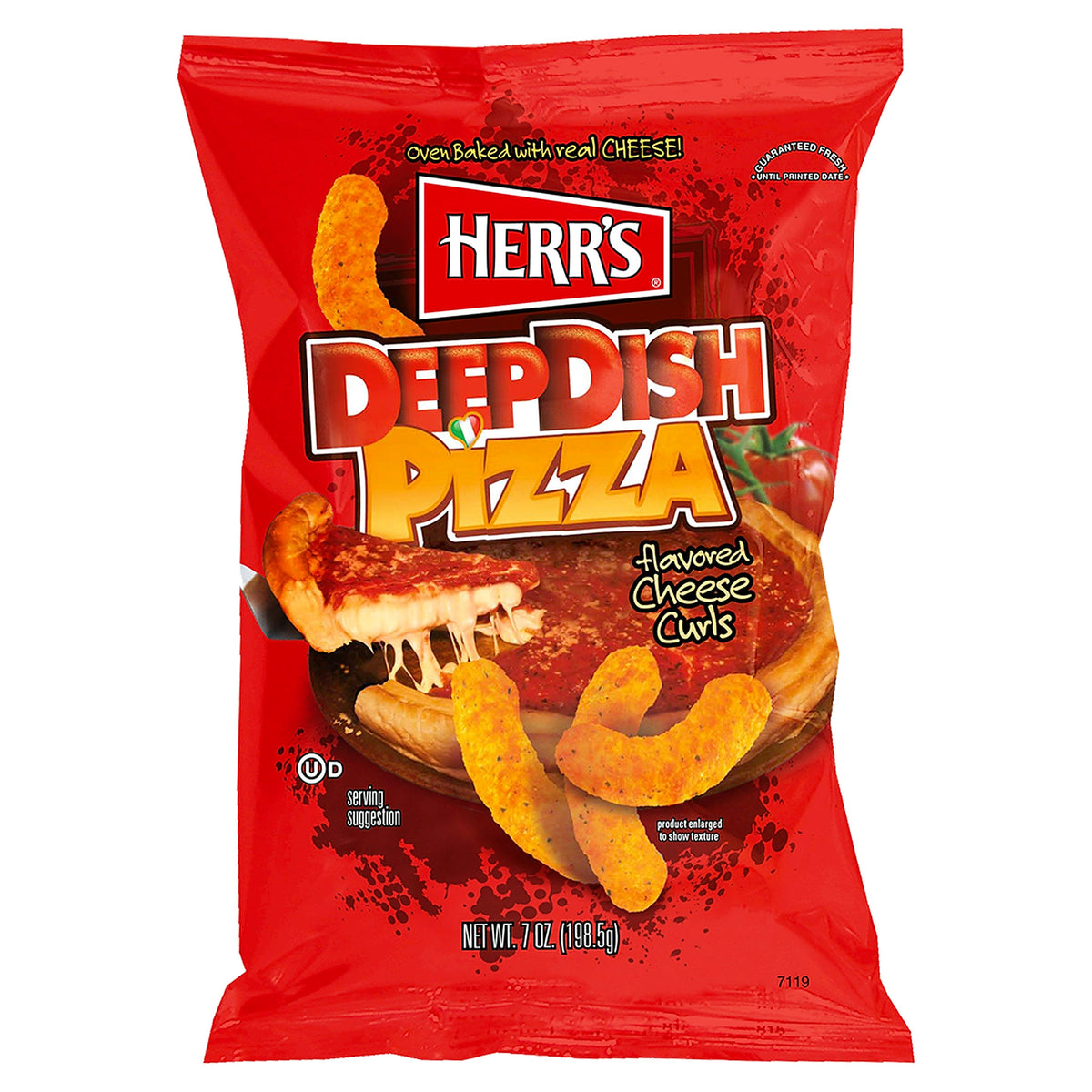 Herr'S Deep Dish Pizza Curls 7Oz (198G)
