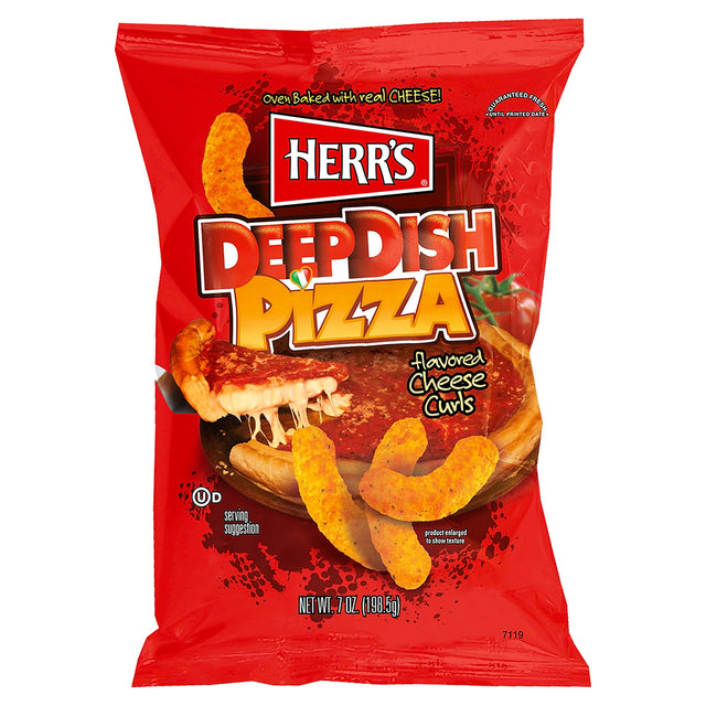 Herr'S Deep Dish Pizza Curls 7Oz (198G)