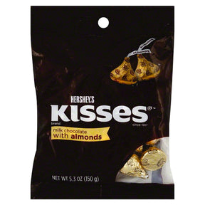 Hershey's Milk Chocolate Kisses with Almonds 150G