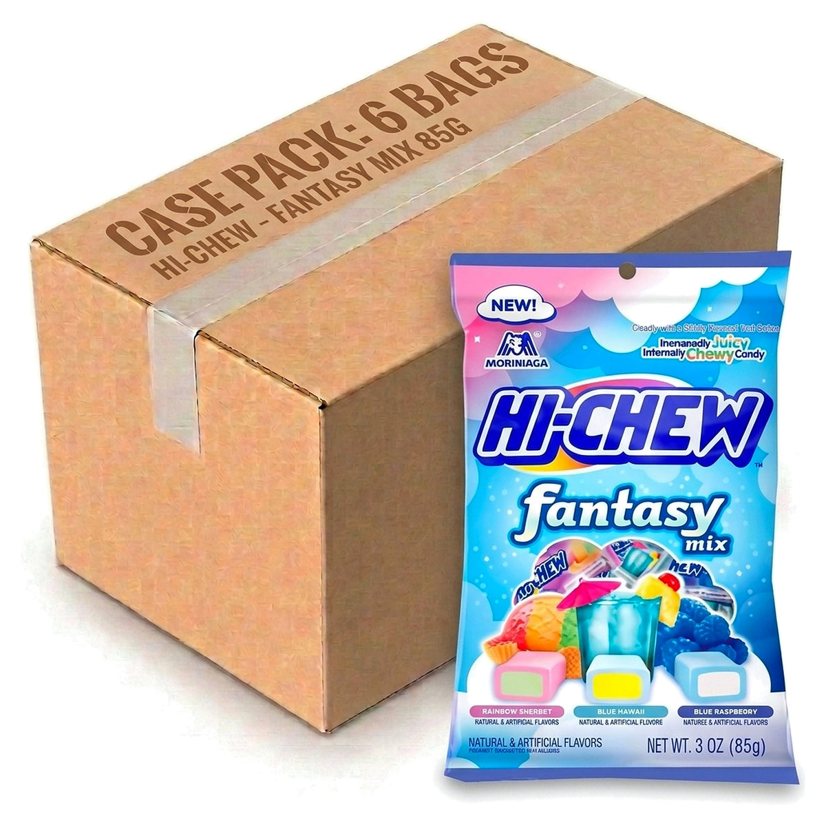 Hi-Chew Fantasy Mix 85G (3oz) (Case of 6)