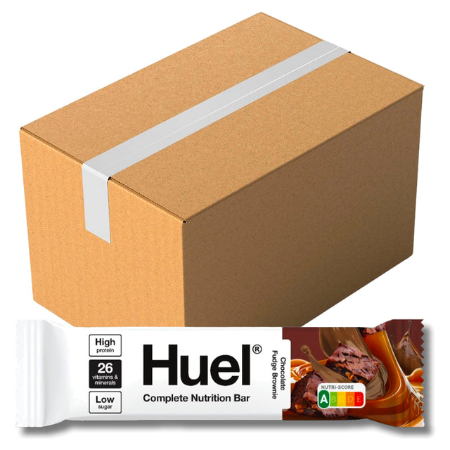 Huel Chocolate Fudge Brownie Complete Nutrition Bar (Case of 12)