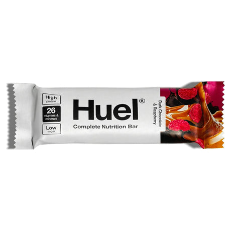 Huel Dark Chocolate & Raspberry Complete Nutrition Bar 55G