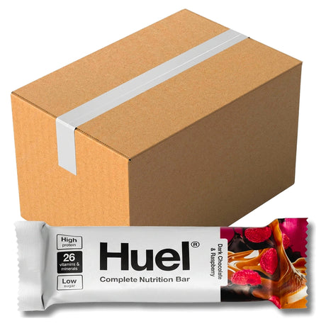 Huel Dark Chocolate & Raspberry Complete Nutrition Bar 55G (Case of 12)