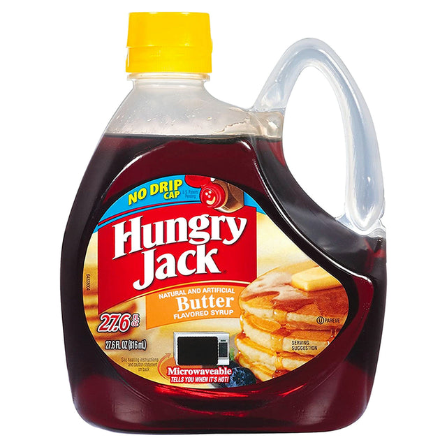 Hungry Jack Butter Flavour Pancake Syrup 27.6oz