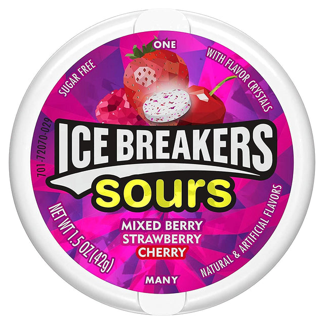 Icebreakers Mints Assorted Berry Dispenser 42G