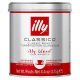Illy Classico Espresso Ground Coffee 125G