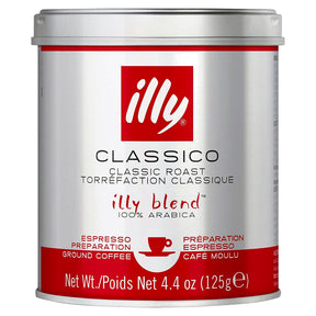 Illy Classico Espresso Ground Coffee 125G