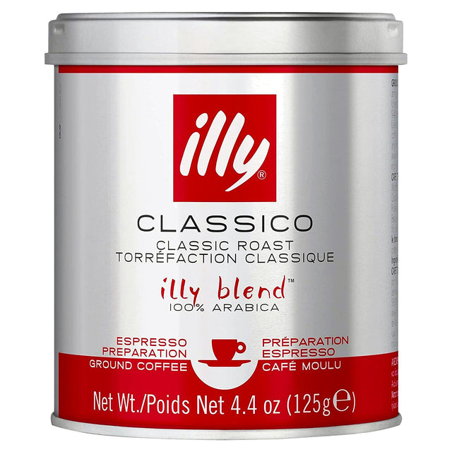 Illy Classico Espresso Ground Coffee 125G