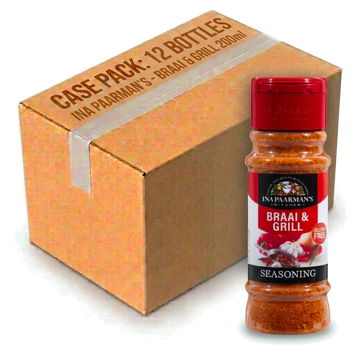Ina Paarman'S Seasonings - Braai & Grill 200ml (Case of 12)