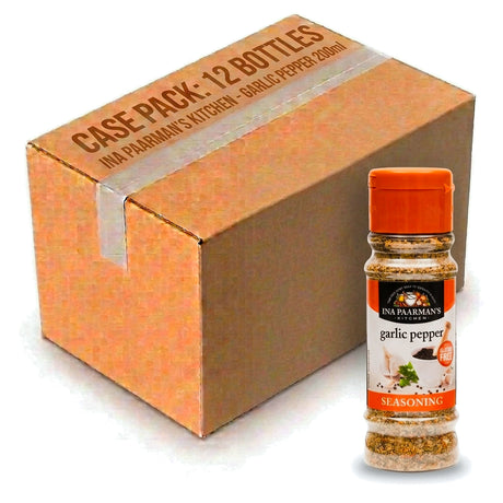 Ina Paarman's Seasonings - Garlic Pepper 200ML (Case of 12)