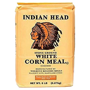 Indian Head White Corn Meal 2.2KG (5lbs)
