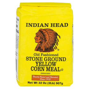 Indian Head Yellow Corn Meal 907G (2lbs)