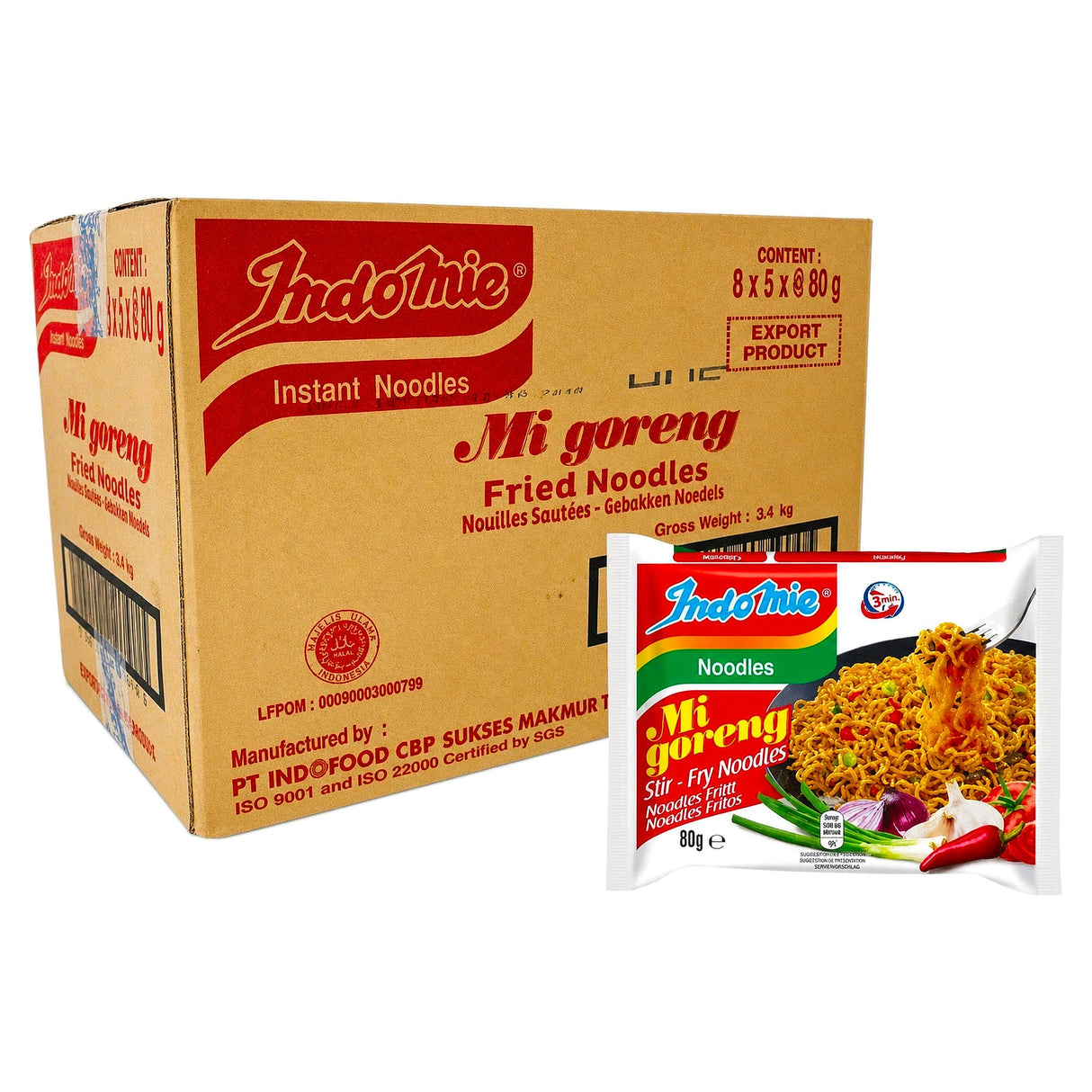 Indomie Mi Goreng Fried Noodles 80G (Case 40)