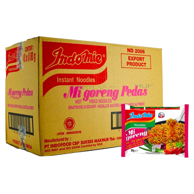 Indomie Mi Goreng Hot & Spicy 80G (Case 40)