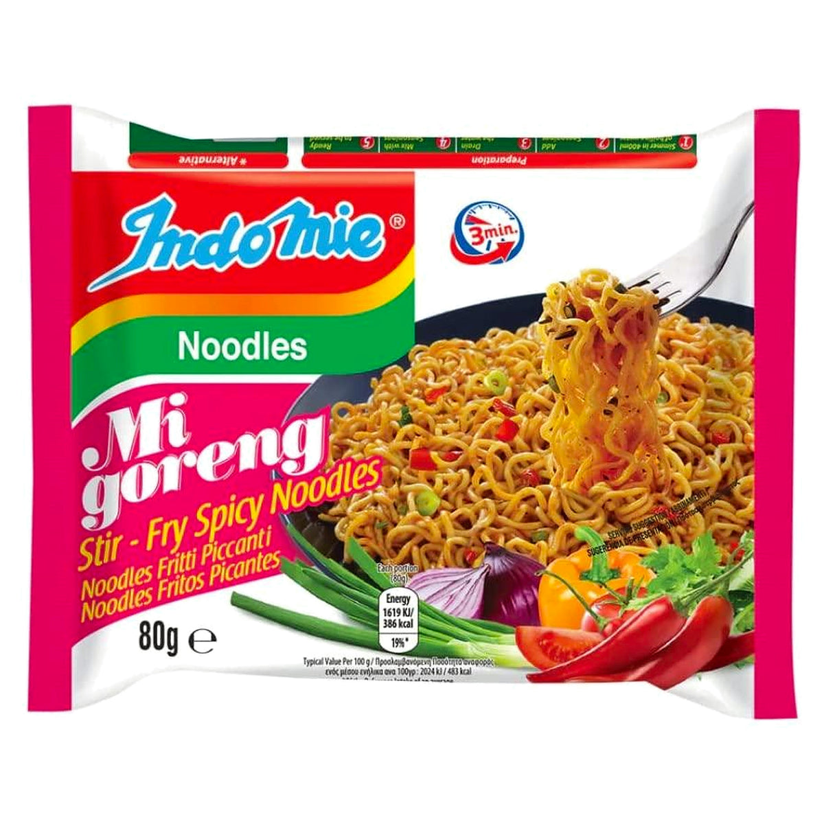 Indomie Mi Goreng Hot & Spicy 80G