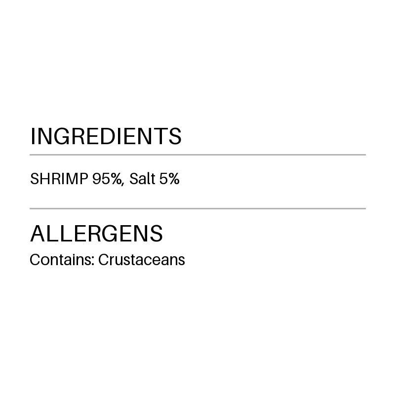 Verified ingredient panel