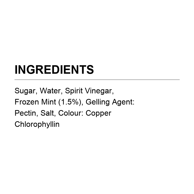Verified ingredient panel