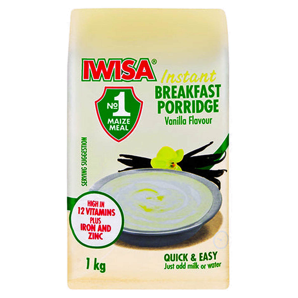 Iwisa Instant Maize Porridge Vanilla 1KG