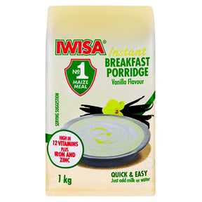 Iwisa Instant Maize Porridge Vanilla 1KG