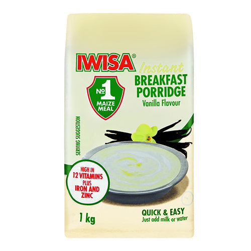 Iwisa Instant Maize Porridge Vanilla 1KG