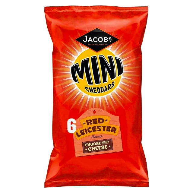 Jacobs Mini Cheddars Red Leicester 6Pk