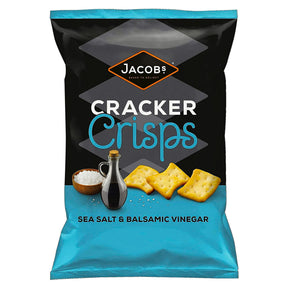Jacobs Sea Salt & Balsamic Vinegar Cracker Crisps 150G