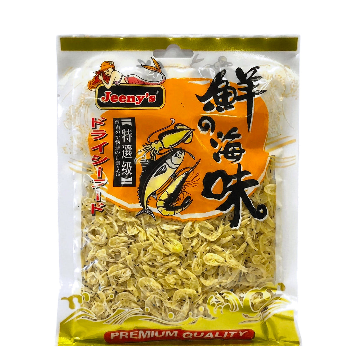 Jeenys Dried Baby Shrimp - Pre-Cooked 100G