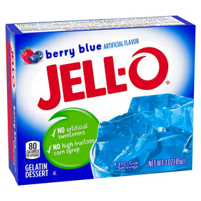 Jell-O Berry Blue Gelatin 3Oz (85G)