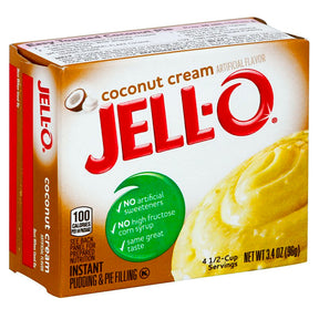 Jell-O Coconut Cream Pudding Instant Mix 3.4oz