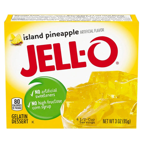 Jell-O Island Pineapple Gelatin 3oz