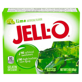 Jell-O Lime Gelatin 3Oz (85G)