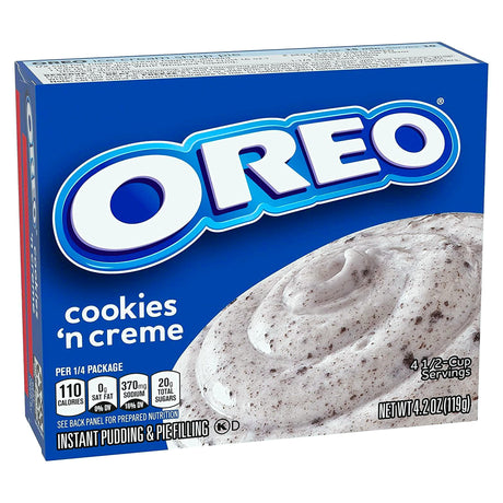 Jell-O Oreo Cookies N Creme 4.2Oz