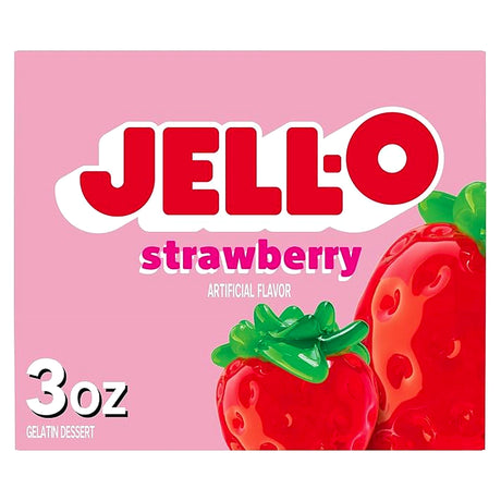 Jell-O Strawberry Gelatin 3Oz (85G)