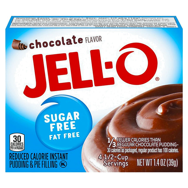 Jell-O Sugar Free Chocolate Pudding 1.4Oz (39G)
