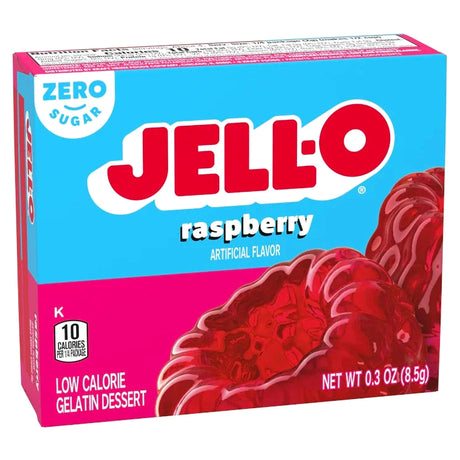 Jell-O Sugar Free Raspberry Gelatin 0.3oz