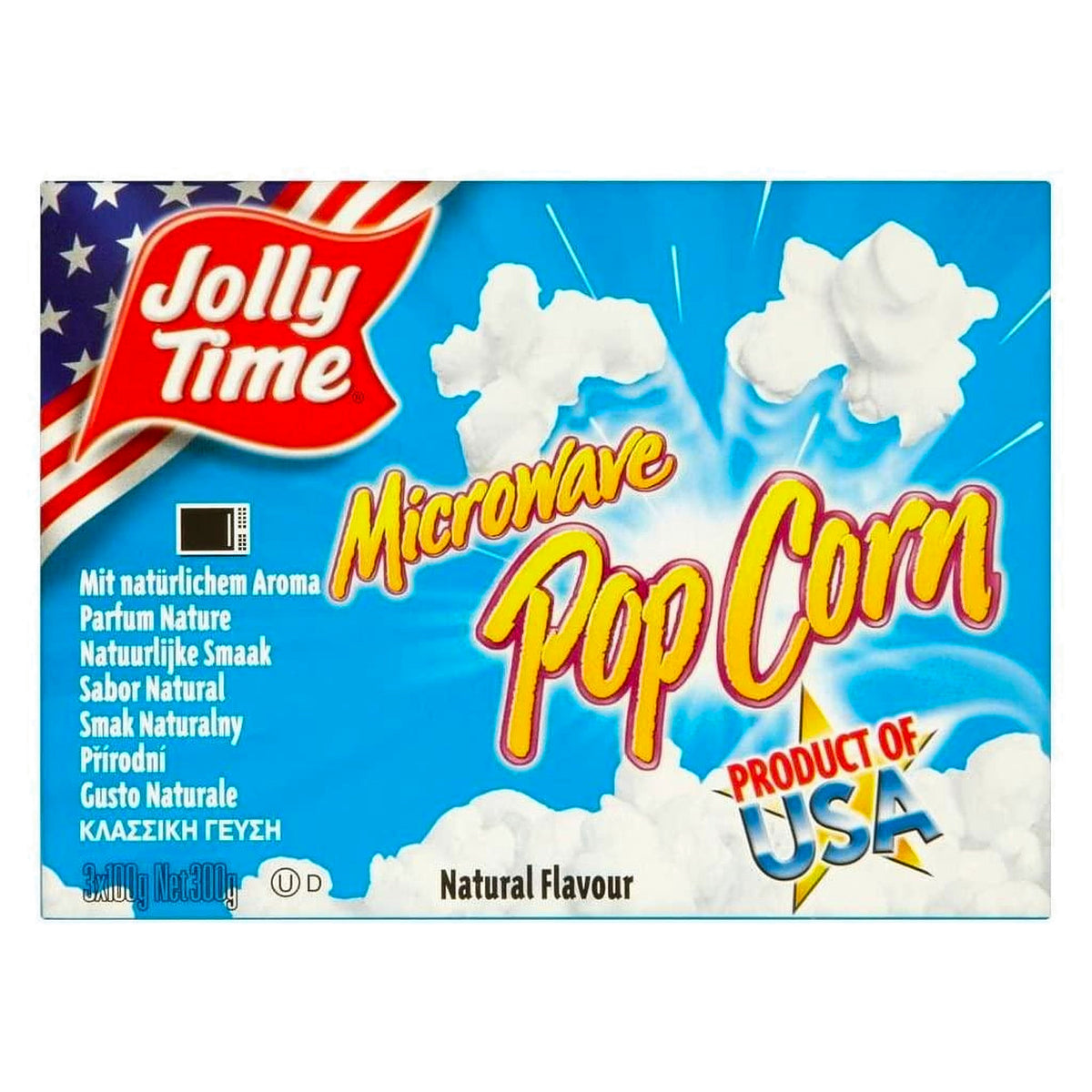 Jollytime Popcorn Microwave Natural Popcorn 300G