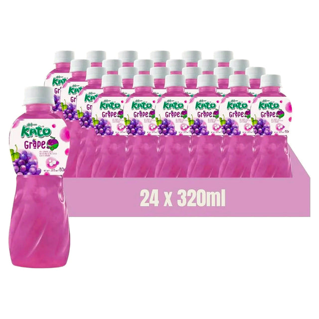 Kato Nata De Coco Grape Juice 320ml (Case of 24)
